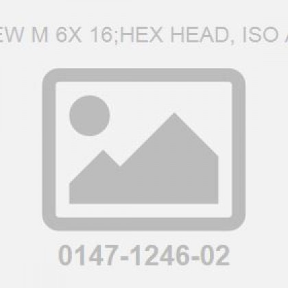 Screw M 6X 16;Hex Head, Iso A2-70